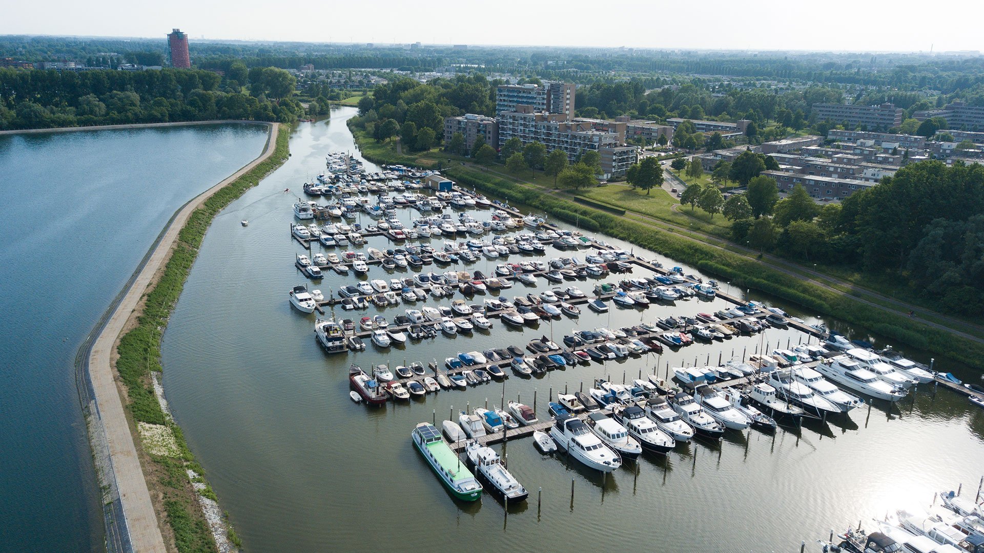 achtergrond sfeerbeeld jachthaven westergoot